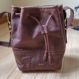 FOUNT Leather Coventry Bucket Bag